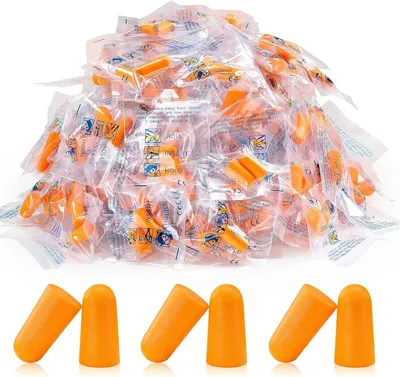 Produktbild von Ohrenstöpsel 60 Paar, Wiederverwendbar, Geräuschisolierung 38 dB, Weicher Schaumstoff, für Schlafen