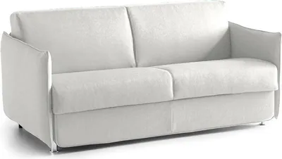 Produktbild von Verceia - Schlafsofa für 2, 160x95 cm, Hellgrau, Abnehmbar,  Italy