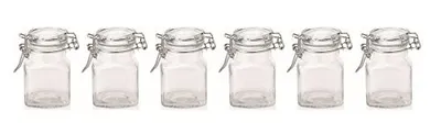 Produktbild von Petit Bügelverschlussglas eckig 100 ml 6er Set