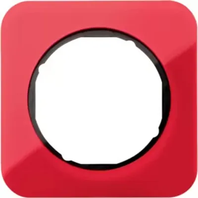Immagine prodotto di Berker 10112344 Cornice rosso trasparente/nero lucido Berker R.1