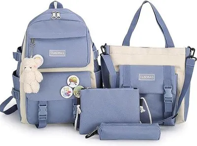 Produktbild von Famanu Schulrucksack für Teenager - Schwarz
