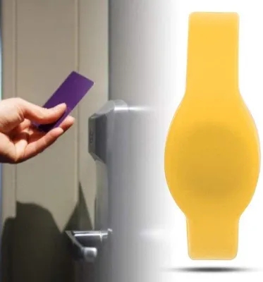 Produktbild von Wasserdichtes Gelb-Silikon-Armband 1356 Mhz für Schwimmbad