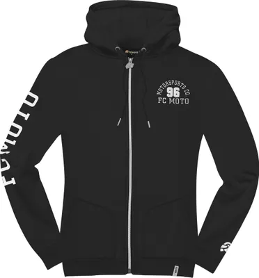 Immagine prodotto di FC-Moto Moto-H felpa con cappuccio con zip da donna, nero, XS