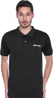 Produktbild von S STR-18|SPORTINATOR Essentials Herren Training Polo-Shirt schwarz