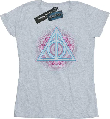 Produktbild von Harry Potter - "Deathly Hallows" T-Shirt für Damen BI23421 (M) (Grau)