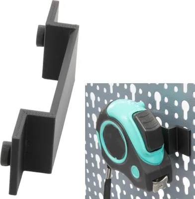 Produktbild von Wandhalter für Bandmaß für Küpper Lochwand Maßband Clip Wandhalterung Halter