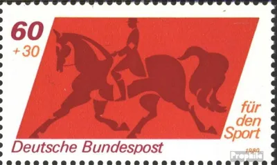 Produktbild von Briefmarken BRD (BR.Deutschland) 1980 Mi 1047I, verkürztes p in Bundespost (Feld 47) postfrisch Sporthilfe