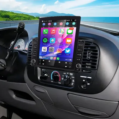 Zdjęcie produktu dla Radio samochodowe Android 14, 9,7-calowy ekran dotykowy - 2 DIN - Bluetooth