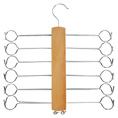 Produktbild von Kleiderbügel für BHs – Organizer mit 6 Ebenen, platzsparender Kleiderständer, rutschfester Metallhaken, mehrschichtiger Aufbewahrungsständer