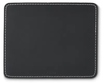 Produktbild von Hama Mauspad Lederoptik, Schwarz