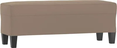 Produktbild von vidaXL Sitzbank Taupe 100x35x41 cm Mikrofasergewebe