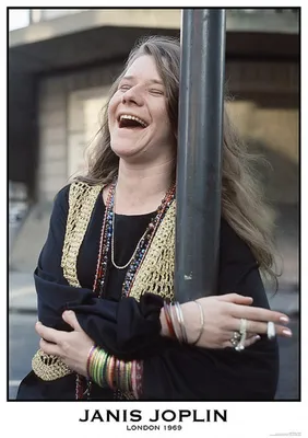 Zdjęcie produktu dla Janis Joplin - Londyn, 1969 - Plakat - 59x84 cm