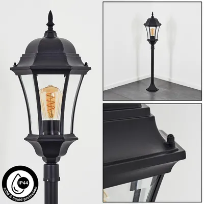 Produktbild von Forlimpopoli Wegeleuchte aus Metall/Glas in Schwarz/Klar