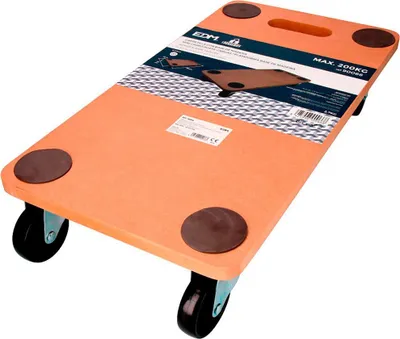 Produktbild von EDM-Plattform mit Rädern 58 x 30 x 12 cm 200 kg