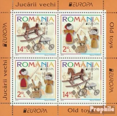 Produktbild von Briefmarken Rumänien 2015 Mi Block624II (kompl.Ausg.) postfrisch Historisches Spielzeug