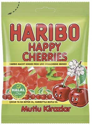 Produktbild von Haribo Halal Happy Cherries 100G