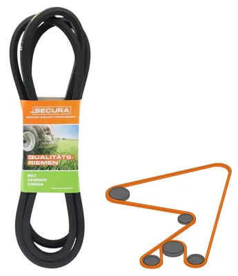 Produktbild von Keilriemen Mähwerksriemen passend für Husqvarna CT151 CT131 ersetzt 532402008