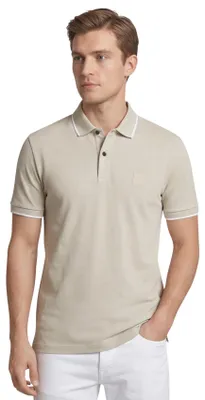 Produktbild von BOSS Orange Baumwoll-Poloshirt Slim Fit Beige