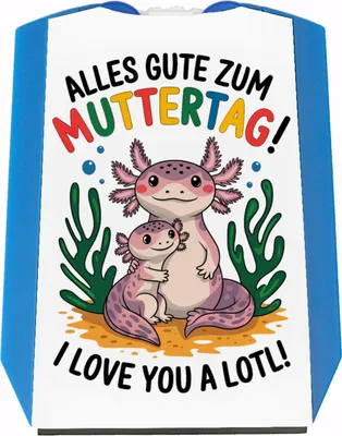 Produktbild von Axolotl Mutter-Kind Parkscheibe Alles Gute zum Muttertag!