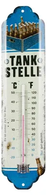 Productafbeelding van Retro Thermometer met Beermotief - 7 x 28 cm - Vintage Design