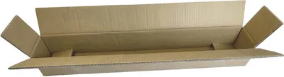 Produktbild von 10x Faltkarton Versandhülsen 1250x110x110mm sehr stabil 2-wellig braun