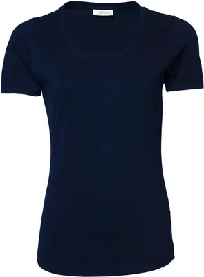 Obrázok produktu pre Tee Jays 450 | Dámske elastické tričko - Farba: Navy - Veľkosť: S
