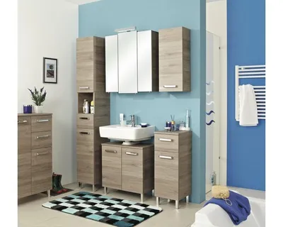 Produktbild von Unterschrank pelipal Offenbach QS 313 Breite 81 x 30 x 33 cm Sanremo Eiche
