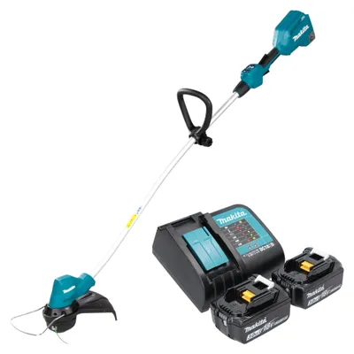 Produktbild von Makita DUR 189 SF2 Akku Rasentrimmer 18 V 300 mm Brushless + 2x Akku 3,0 Ah + Ladegerät