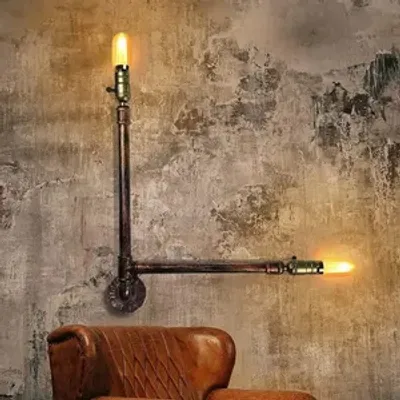 Produktbild von ZMH Nachttischlampe Schwarz Wohnzimmer Moderne Tischlampe  Tischleuchte  Holz mit E27 Fassung in Vintage Design Gold für Bett Büro Hotel