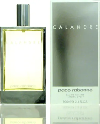 Produktbild von Rabanne Calandre 100ml, Frauen, 100 ml, Spray, ALCOHOL DENAT., AQUA (WATER), PARFUM (FRAGRANCE), HYDROXYCITRONELLAL, HEXYL CINNAMAL, LIMONENE,..., 1 Stück(e)