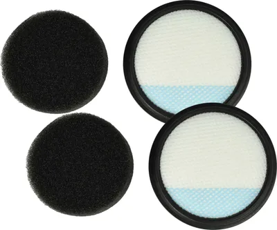 Produktbild von vhbw 4-tlg. Filter-Set kompatibel mit Dirt Devil Blade DD767, DD777 Staubsauger - 2x Vormotor-Filter, 2x Schaum-Filter