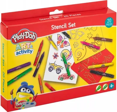 Produktbild von Play-Doh Kreativset mit Schablonen – Grafix