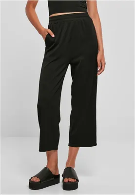 Obrázek produktu pro Urban Classics Ladies Straight Leg Rib Interlock Culotte black - 5XL