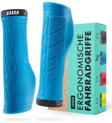 Produktbild von AARON Fit Ergonomische Fahrradgriffe Lenkergriffe Blau