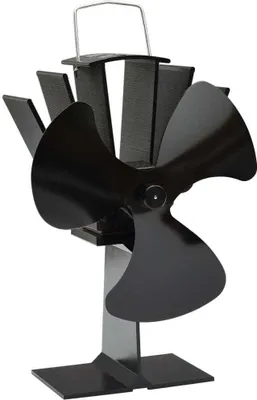 Produktbild von Ofenventilator Wärmebetrieben 3 Blätter Schwarz