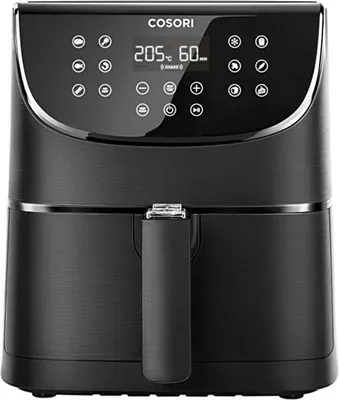 Produktbild von Ölfreie Fritteuse Heißluftfritteuse schwarz 1700 W