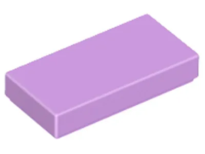 Productafbeelding van Lego® 1x2 tegels 3069 - 100 stuks, middelpaars