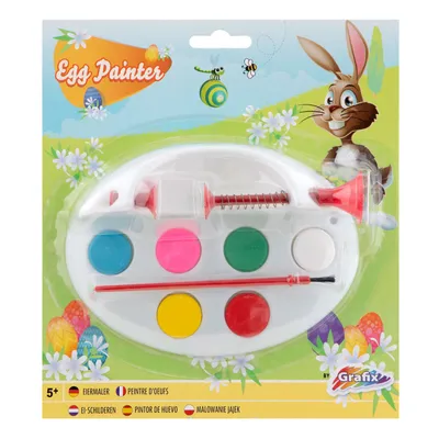 Produktbild von Grafix Egg -Paint Mühle mit Farbe und Pinsel
