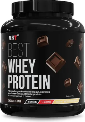 Produktbild von Protein Best Whey + Enzyme 510g Chocolate