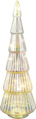 Obrázok produktu pre LED stromček – sklo – dúhový – cca 10 x 30 cm