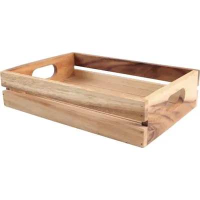 Produktbild von Holzkiste ohne Nachbildung, Höhe: 70 mm, Länge: 300 mm, Breite: 210 mm