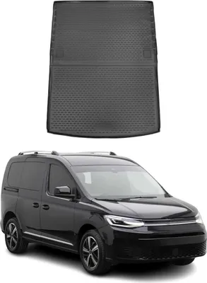 Zdjęcie produktu dla Mata bagażnika Tacka bagażnika do VW Caddy 2020-2025 Gumowy TPE Czarny