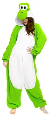 Produktbild von Yoshi Kigurumi Overall Partyanzug Karneval Fasching Größe: M-L