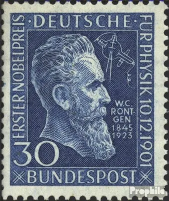 Produktbild von Briefmarken BRD (BR.Deutschland) 1951 Mi 147 (kompl.Ausg.)  postfrisch 50.Jahrestag Nobelpreis für Röntgen