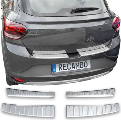Obrázek produktu pro Nerezová ochrana nárazníku uvnitř + vně matná vhodná pro Dacia Sandero III | DJF | BJ od 2021&gt