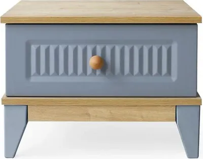 Zdjęcie produktu dla Stolik nocny Nowoczesny design Jedna szuflada Pokój dziecięcy Pokój gościnny Meble