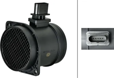 Produktbild von HELLA 8ET 358 166-551 Luftmassenmesser LMM für VW Passat Variant (3C5) Luftmengenmesser