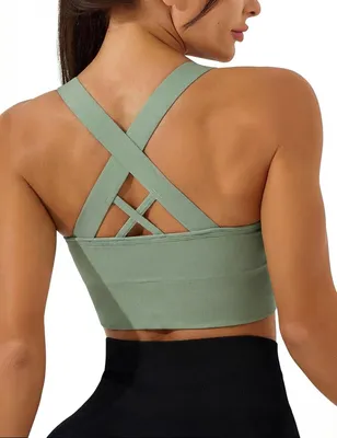 Produktbild von Sport-BH mittlere Belastung, ohne Bügel, herausnehmbare Polsterung, für Yoga