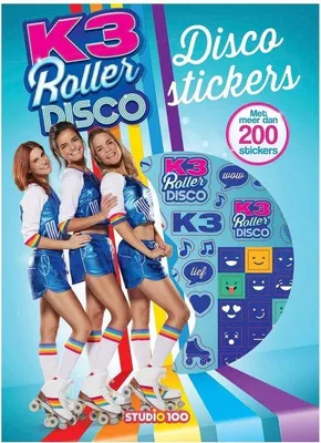 Productafbeelding van K3 : stickerboek - disco