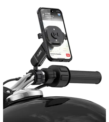 Produktbild von Motorrad Handyhalterung Aluminiumlegierung Schnellverschluss 4,7-6,9 Zoll Lenker 22-28mm 360° verstellbar